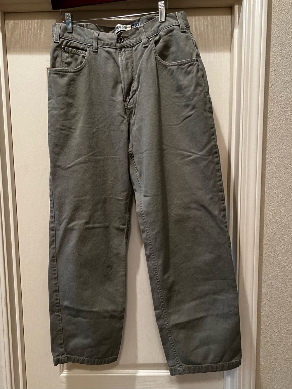 Women’s Vintage Gap No 12 WDL 100% Cotton Khaki Grey Jeans